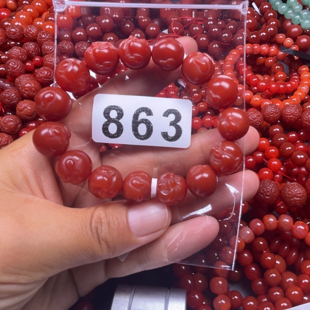 三***三手链未镶嵌南红玛瑙