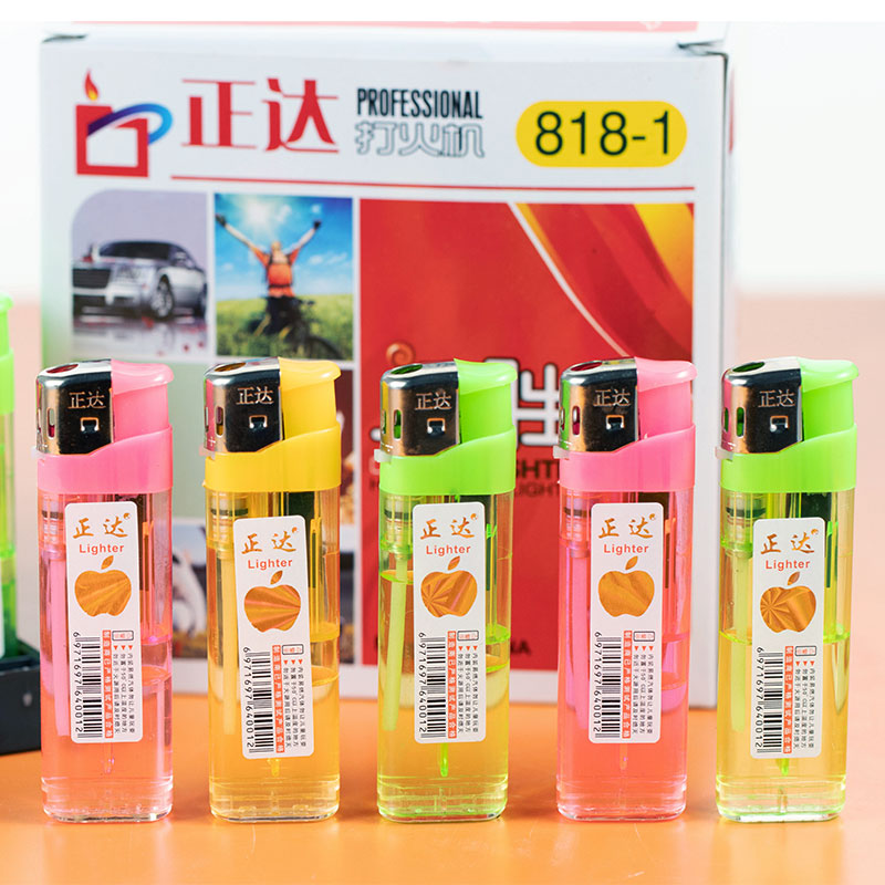 加厚一次性打火机透明优质防爆耐用批发明火批发免费包邮展示高压商品图