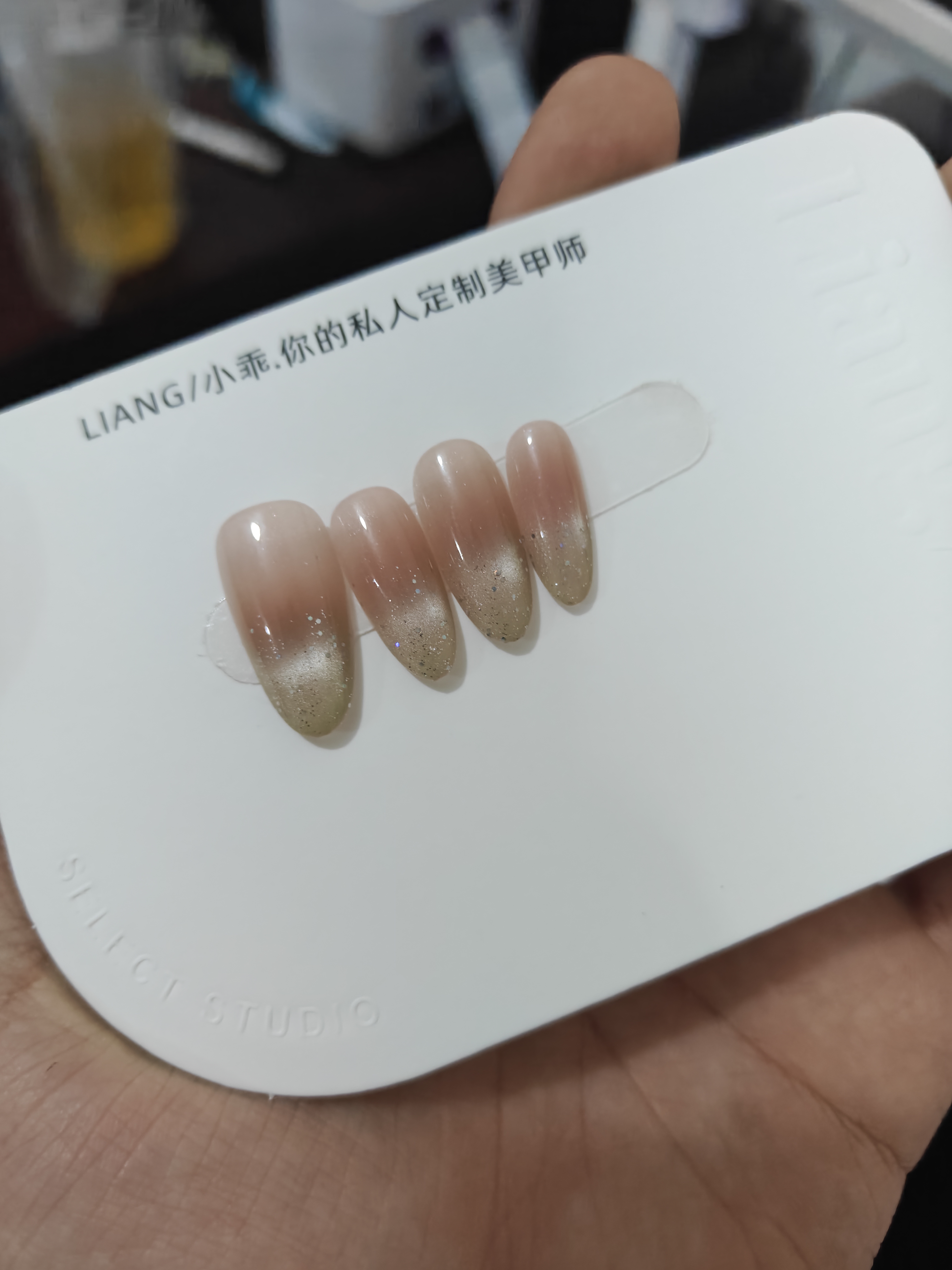 【碧玺素甲】高端 纯手工 定制 穿戴甲 轻奢美甲显白气质穿戴式