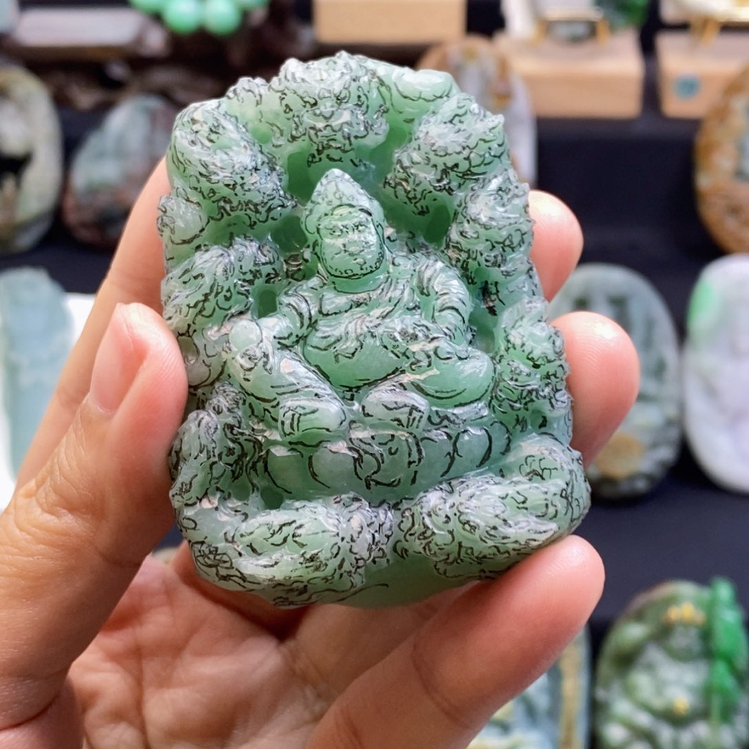 *****定制翡翠未镶嵌毛坯货定制加工