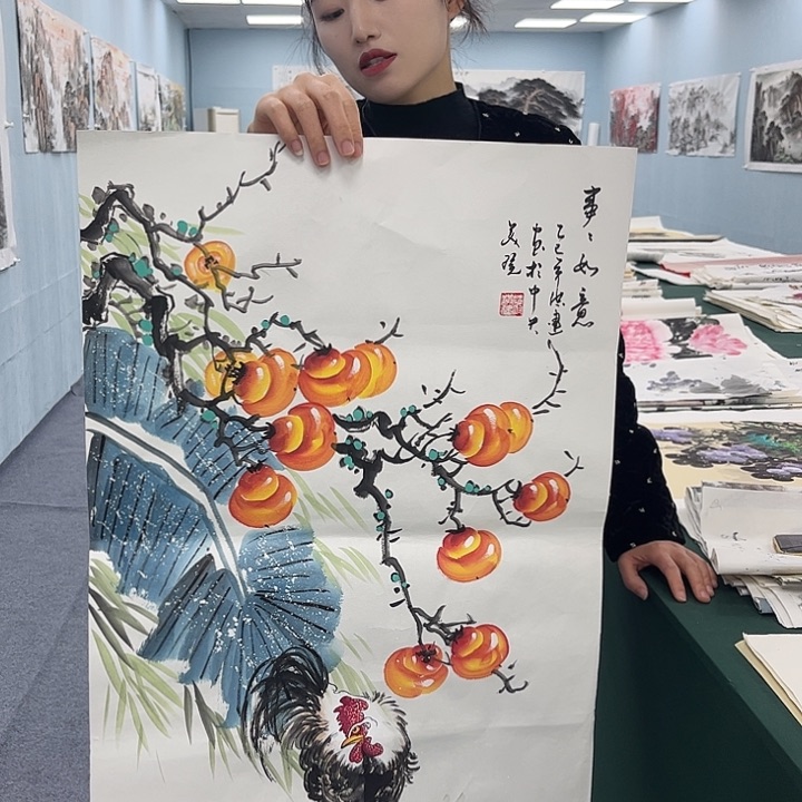 国画宣纸国画纯手绘作品