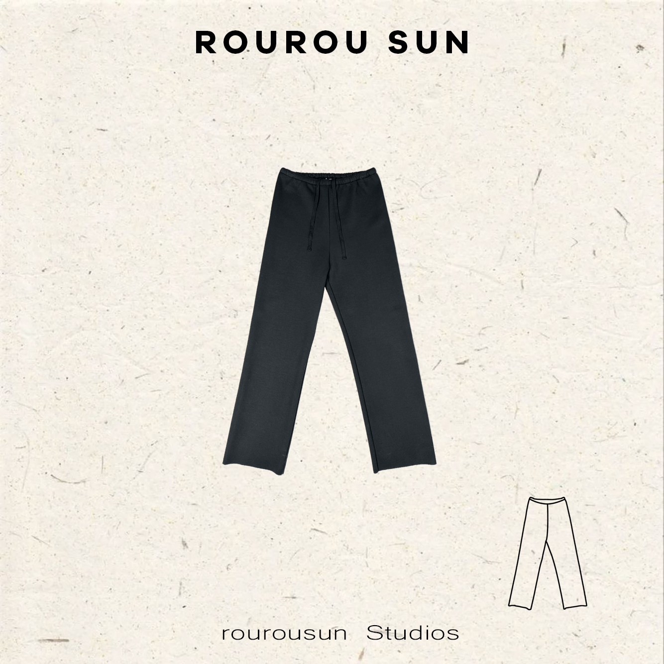 28710冬款女装韩版显瘦高腰直筒百搭休闲黑色复古长裤