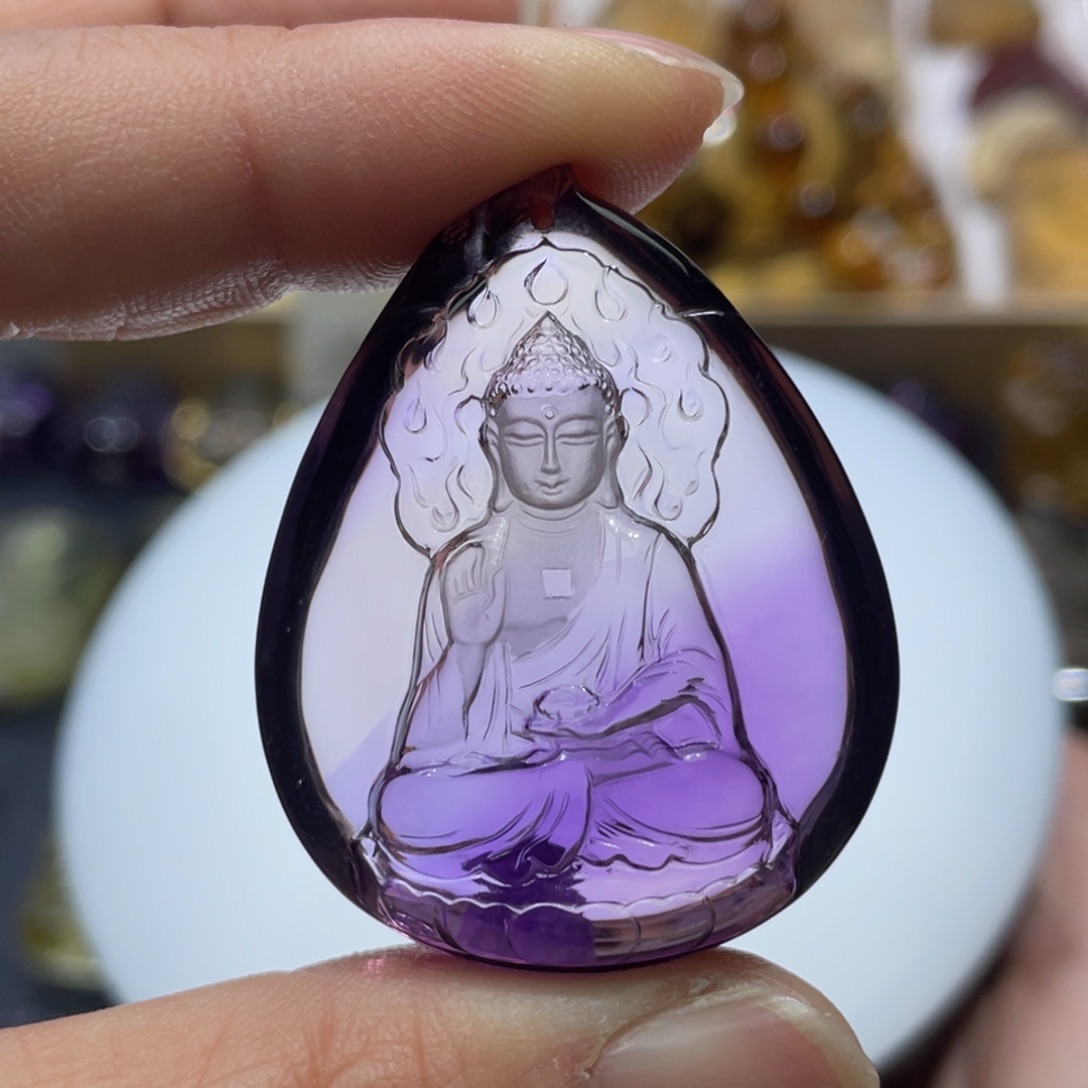 水晶颈饰未镶嵌定制