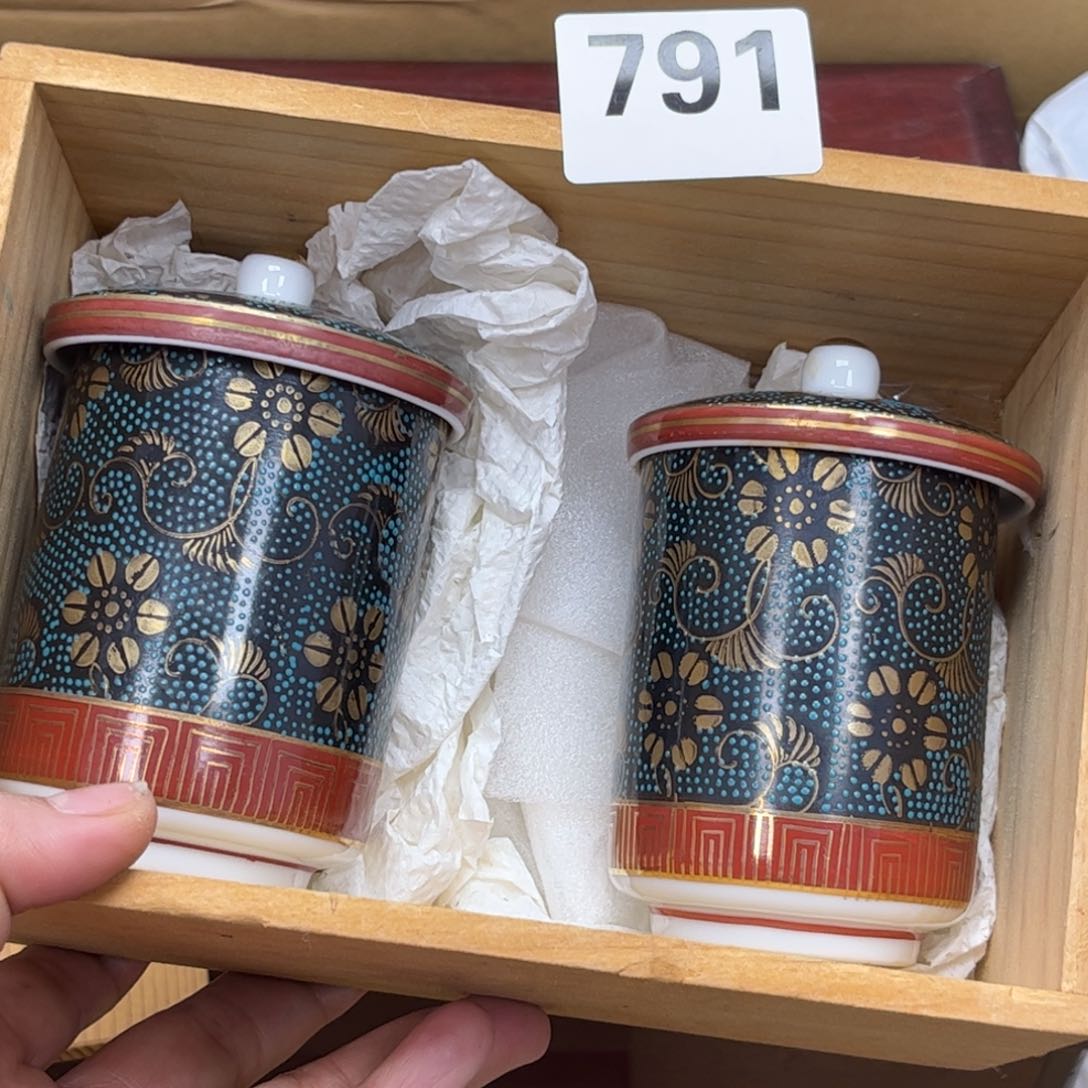 瓷片摆件工艺品摆件666 