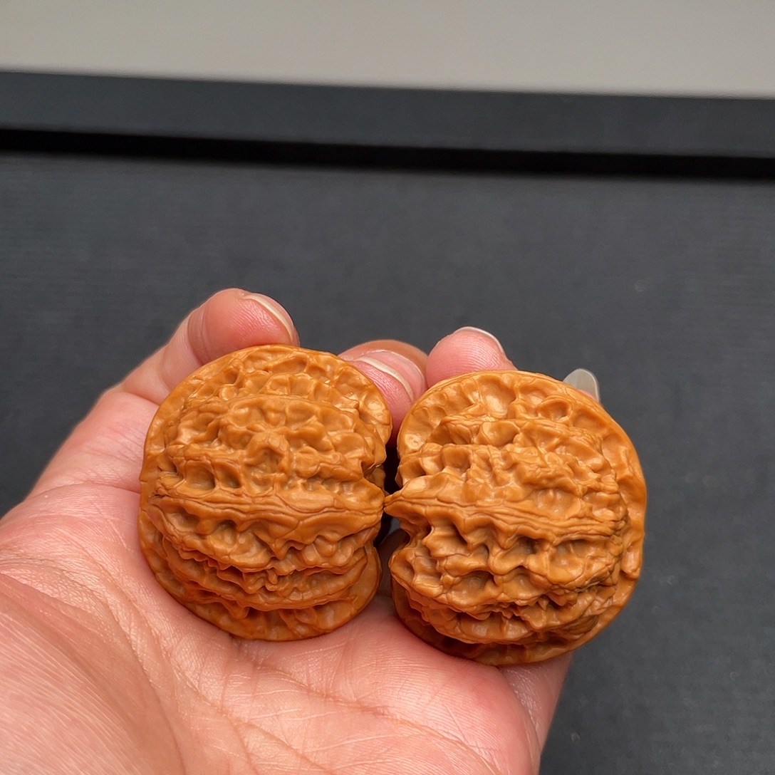 猴头核桃把件39×37精修打底门头沟苹果园XM3255