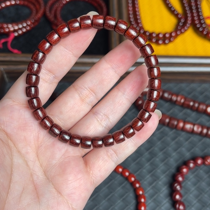 檀香紫檀（小叶紫檀）6/7直切单圈