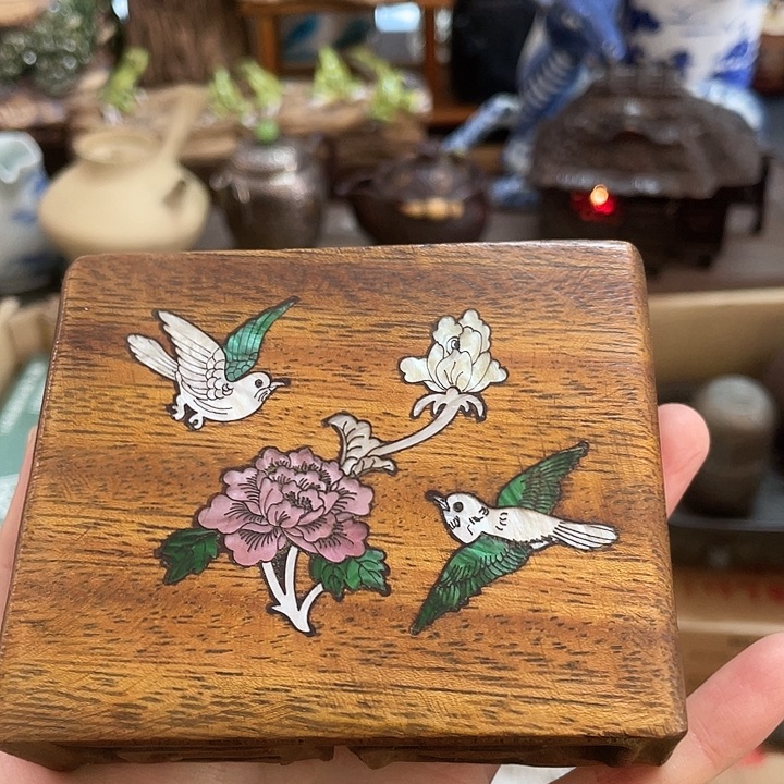木中古工艺品摆件