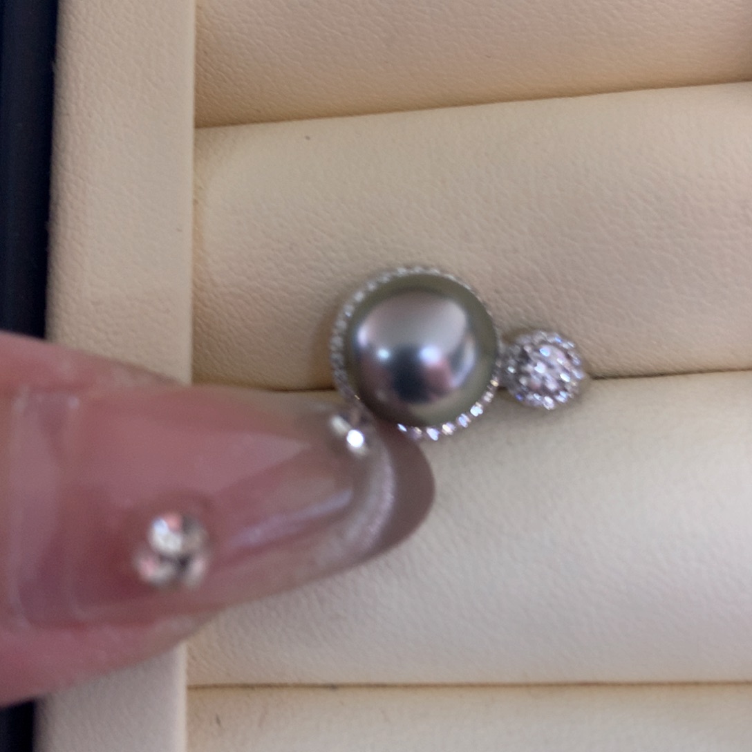 海水珍珠颈饰银S925镶嵌