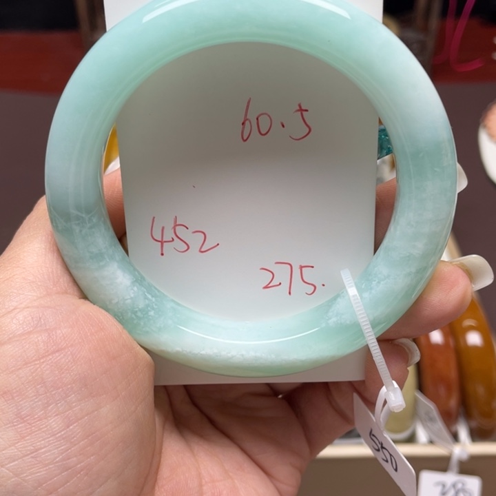 蛇纹石玉未镶嵌手镯✨