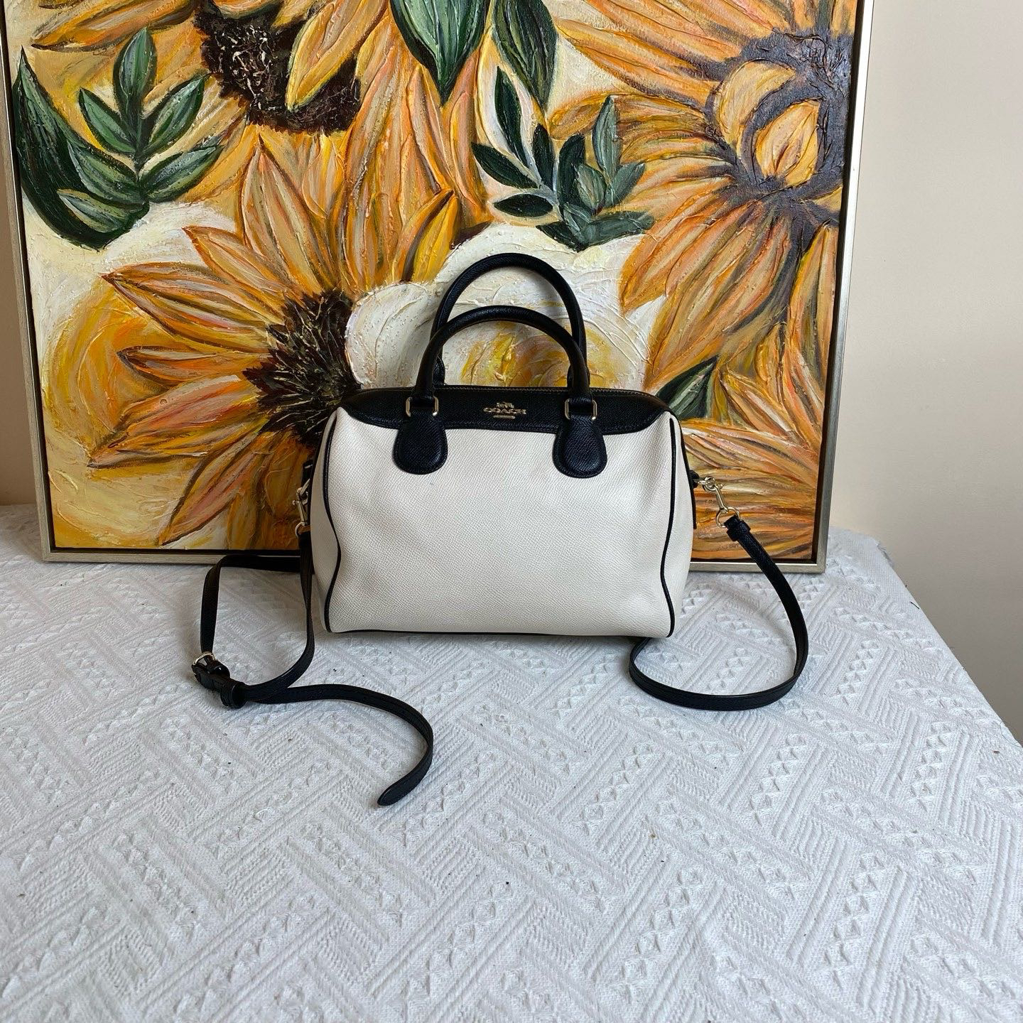 95新 COACH/蔻驰 19177斜挎包