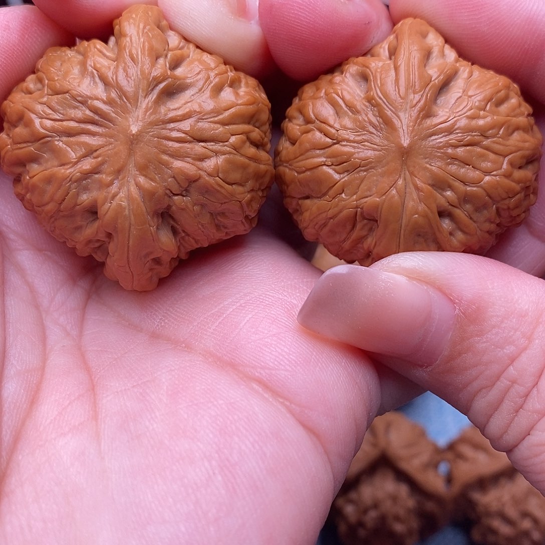 走***敏文玩核桃把件38全铁锤