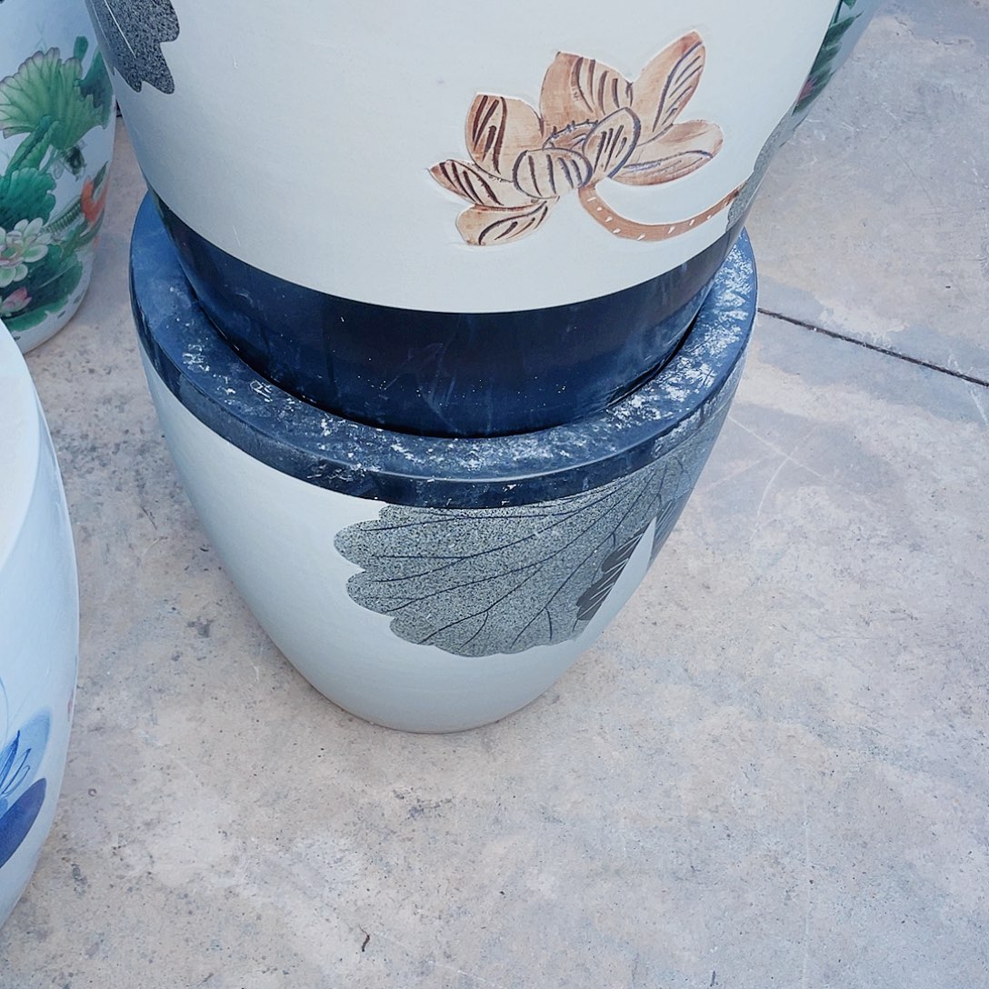 陶景德镇陶瓷鱼缸