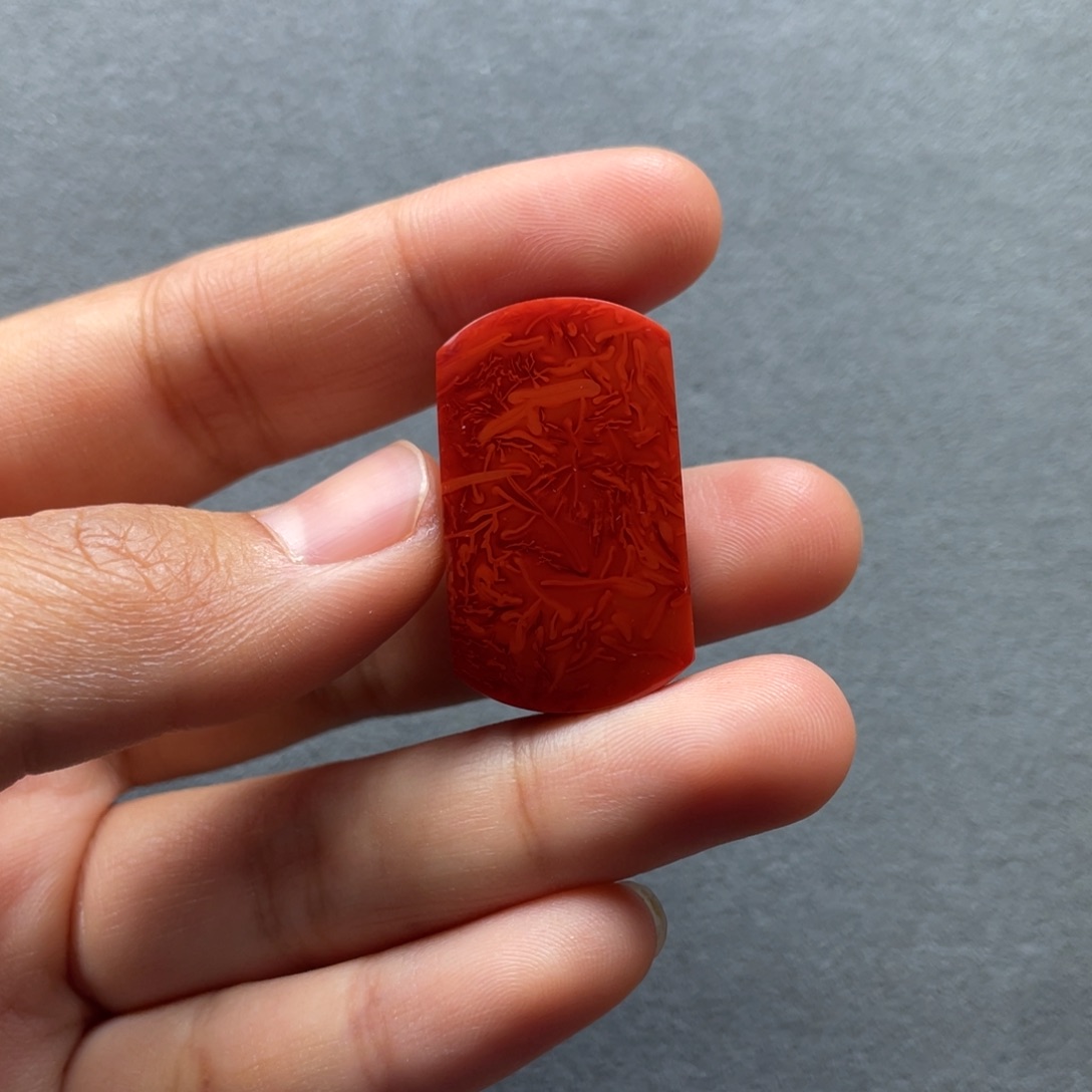 南红玛瑙配饰未镶嵌29.8mm