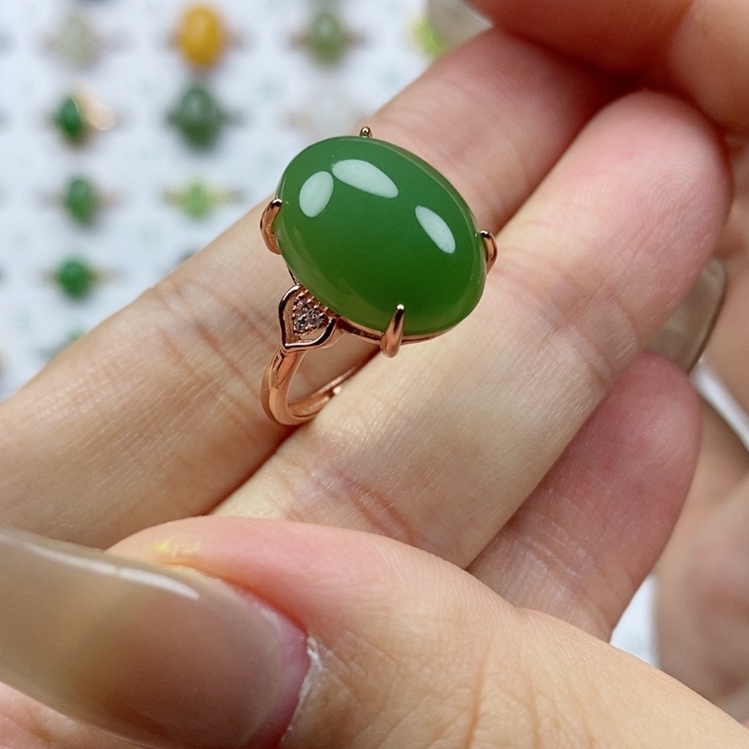 【闪购商品】和田玉（碧玉）纯天然天然和田玉和田玉银S925镶嵌