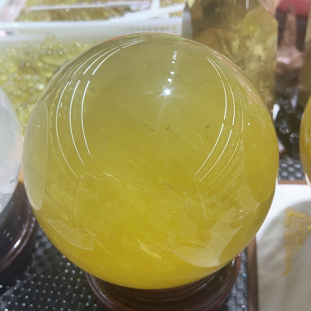 水晶水晶球摆件未镶嵌