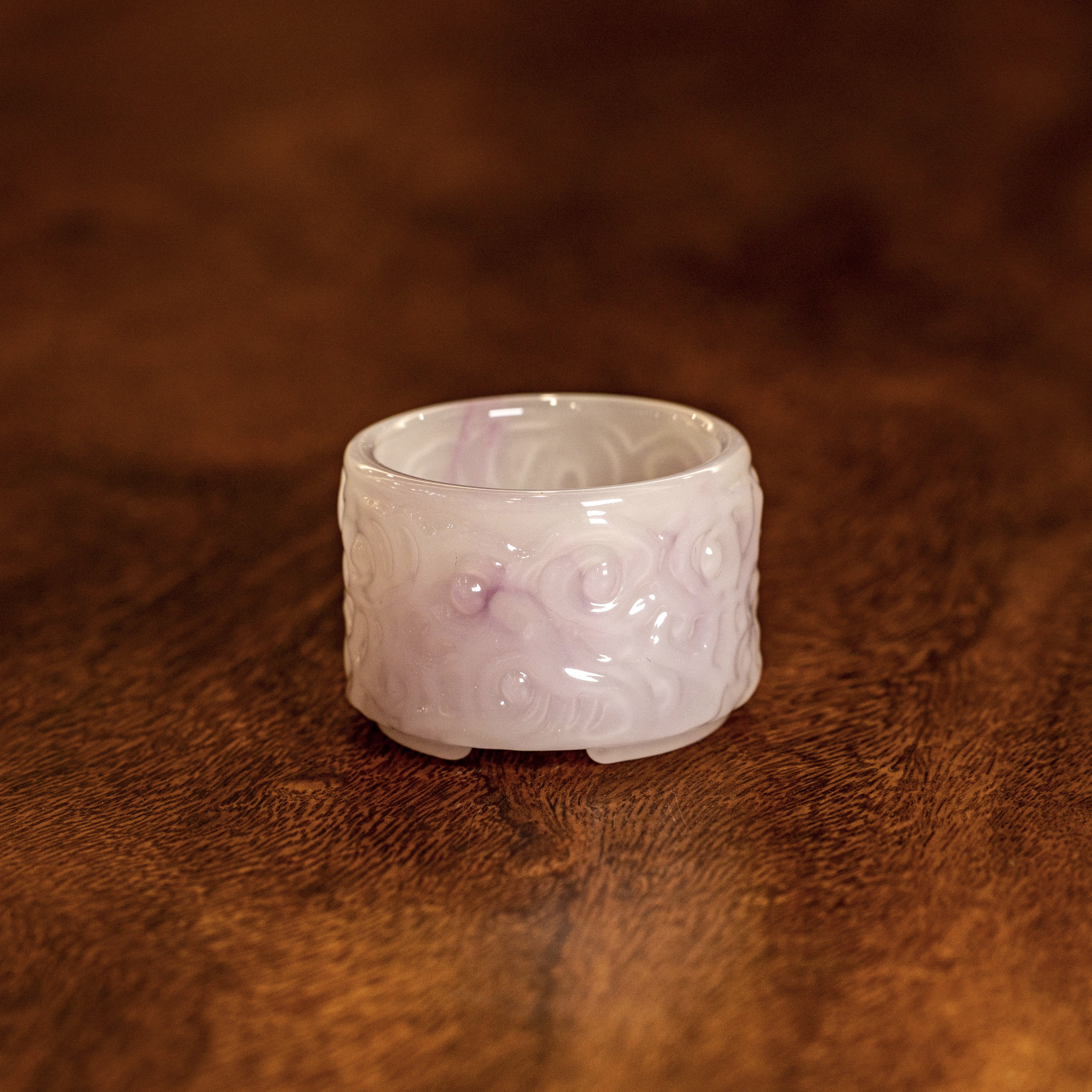 1号—粉彩浮雕琉璃杯主人杯品茗杯020501