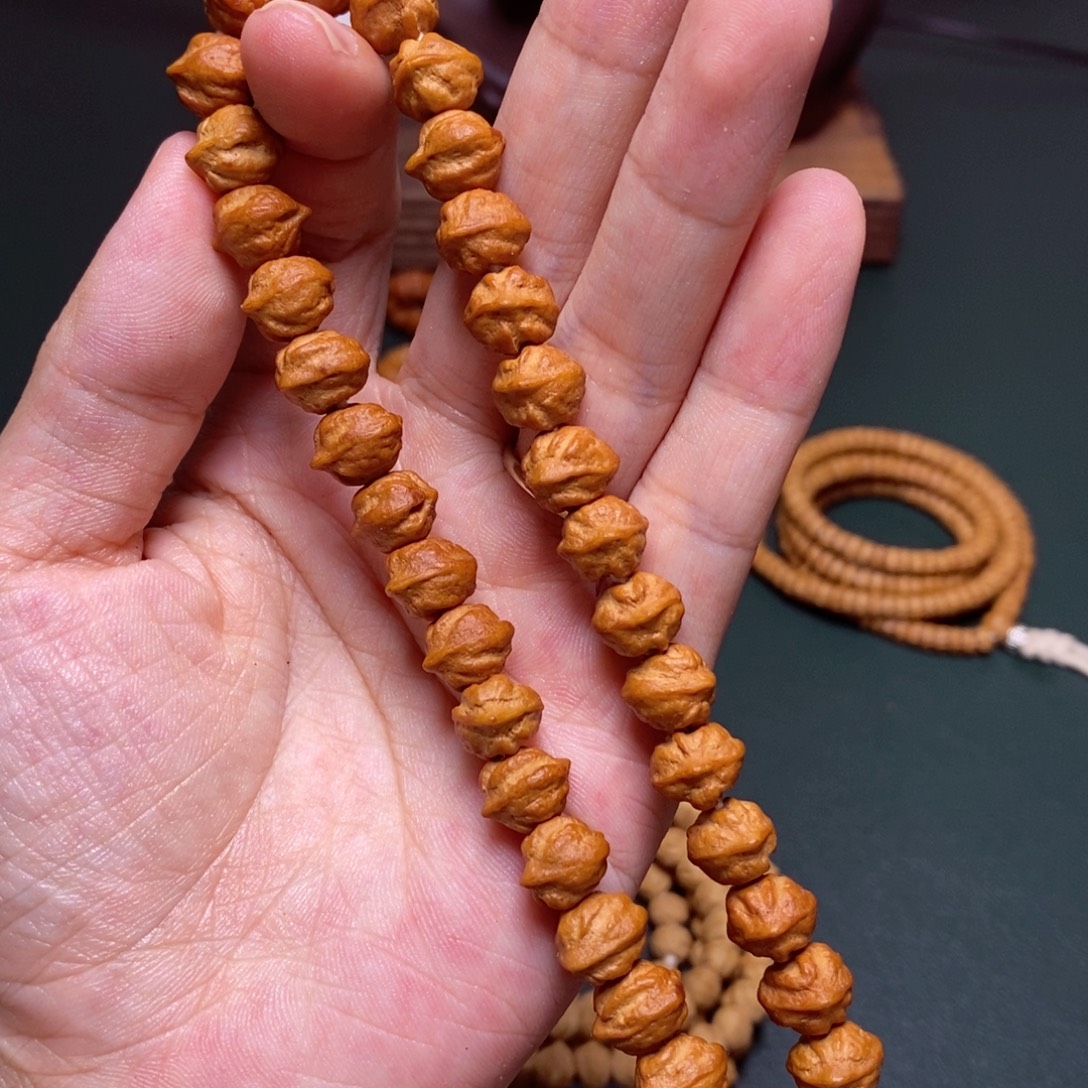 柏香籽/百香籽吊坠白芽横打手持