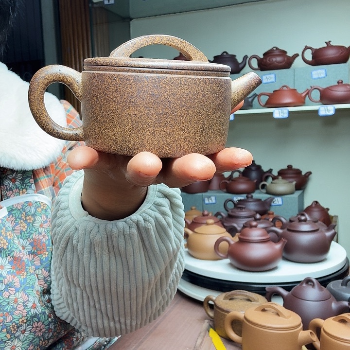 韩***…茶壶紫砂微瑕汉瓦壶