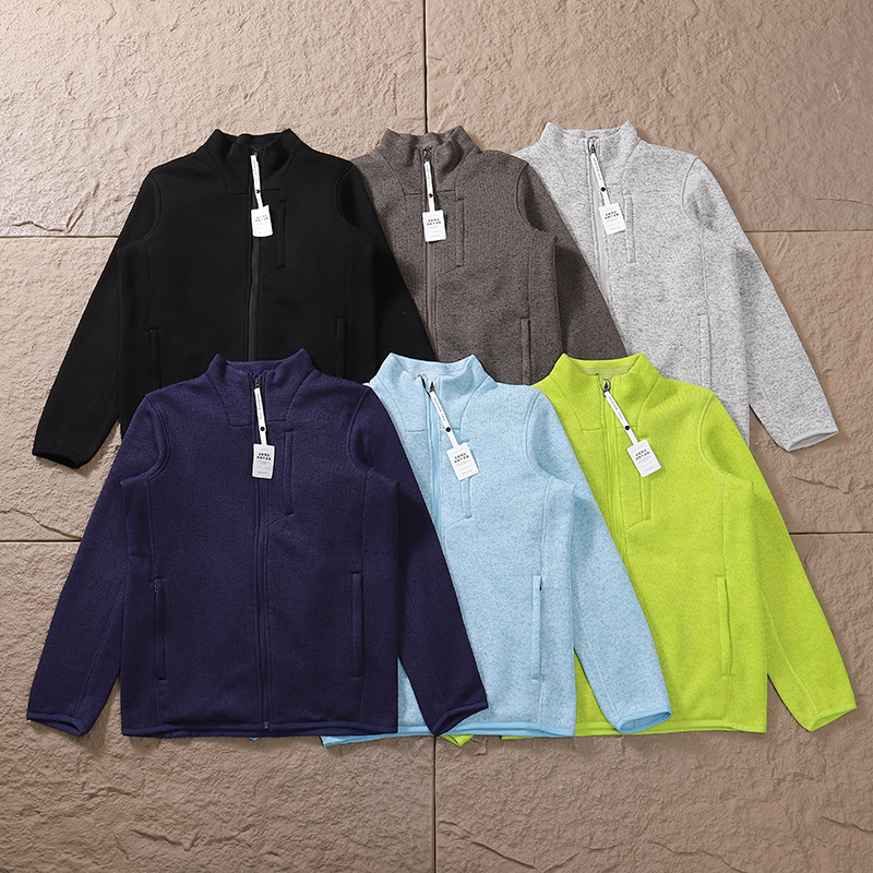 兆文严选 SJ系列秋冬款花纱粗针拉绒内里内搭小立领保暖亲肤卫衣