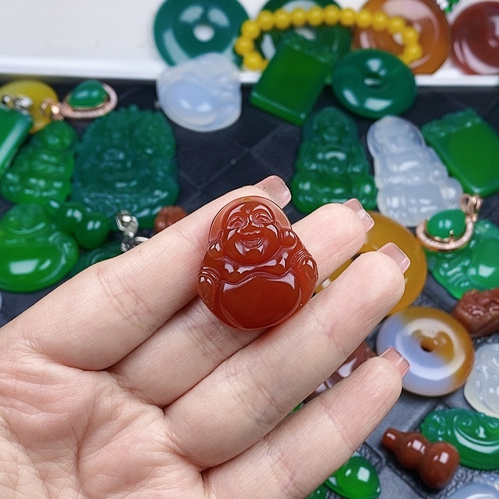 玛瑙/玉髓颈饰未镶嵌高**子