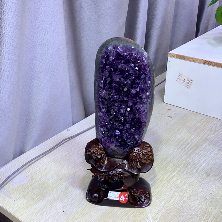 紫晶大型摆件（非配饰）未镶嵌珊*