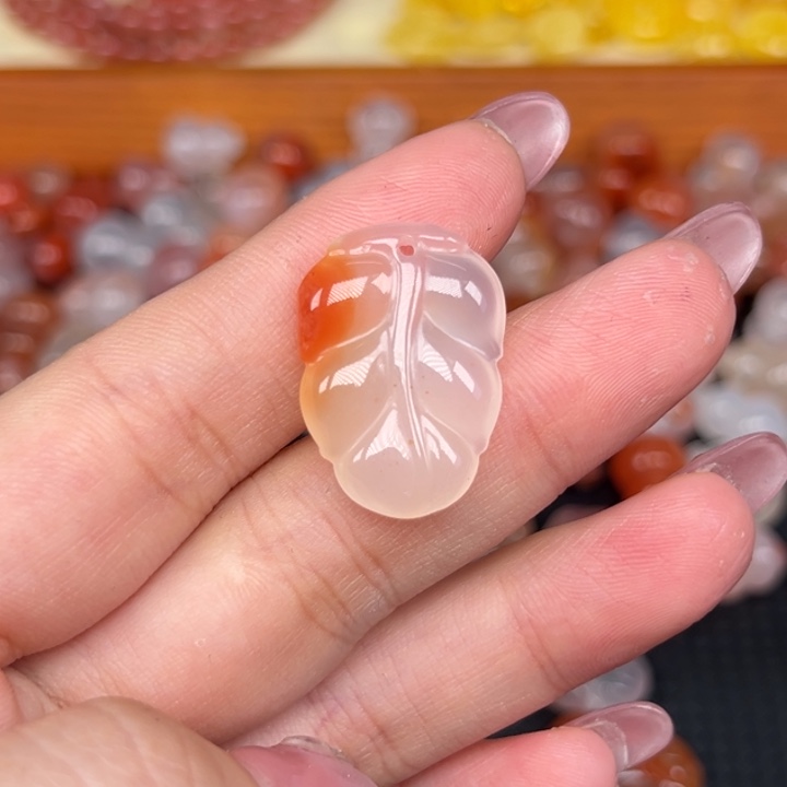 南红玛瑙未镶嵌吊坠(不含链)