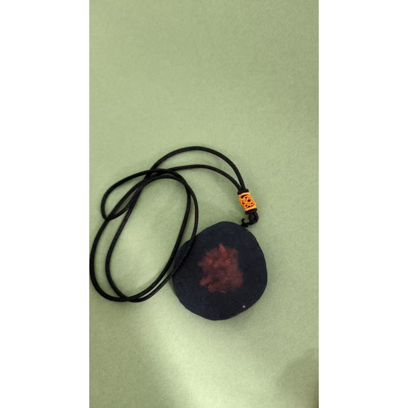JZX紫檀圆片吊坠挂件