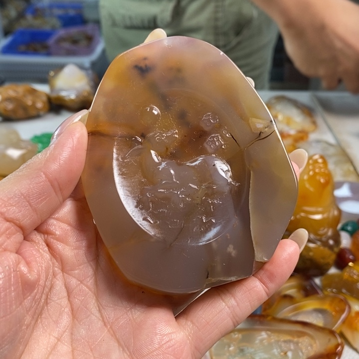 玛瑙/玉髓吊坠(不含链)未镶嵌