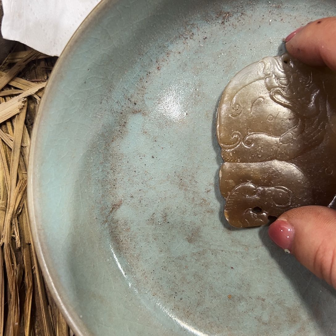 瓷片用****7五大名窑瓷器摆件瓷片
