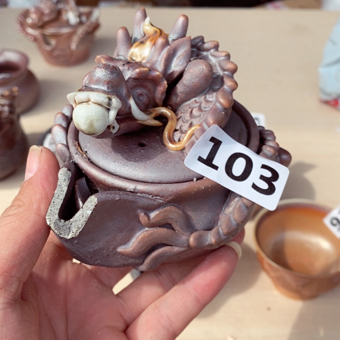 瑕疵，柴烧茶具陶瓷杯子拆包快乐