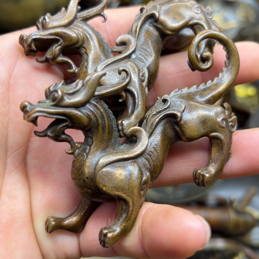 铜摆件欢迎欢迎你