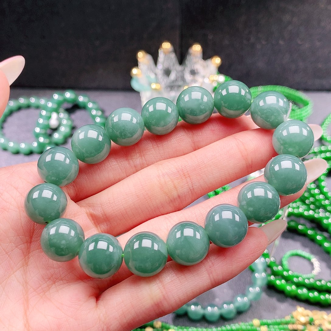 翡翠未镶嵌手串手链