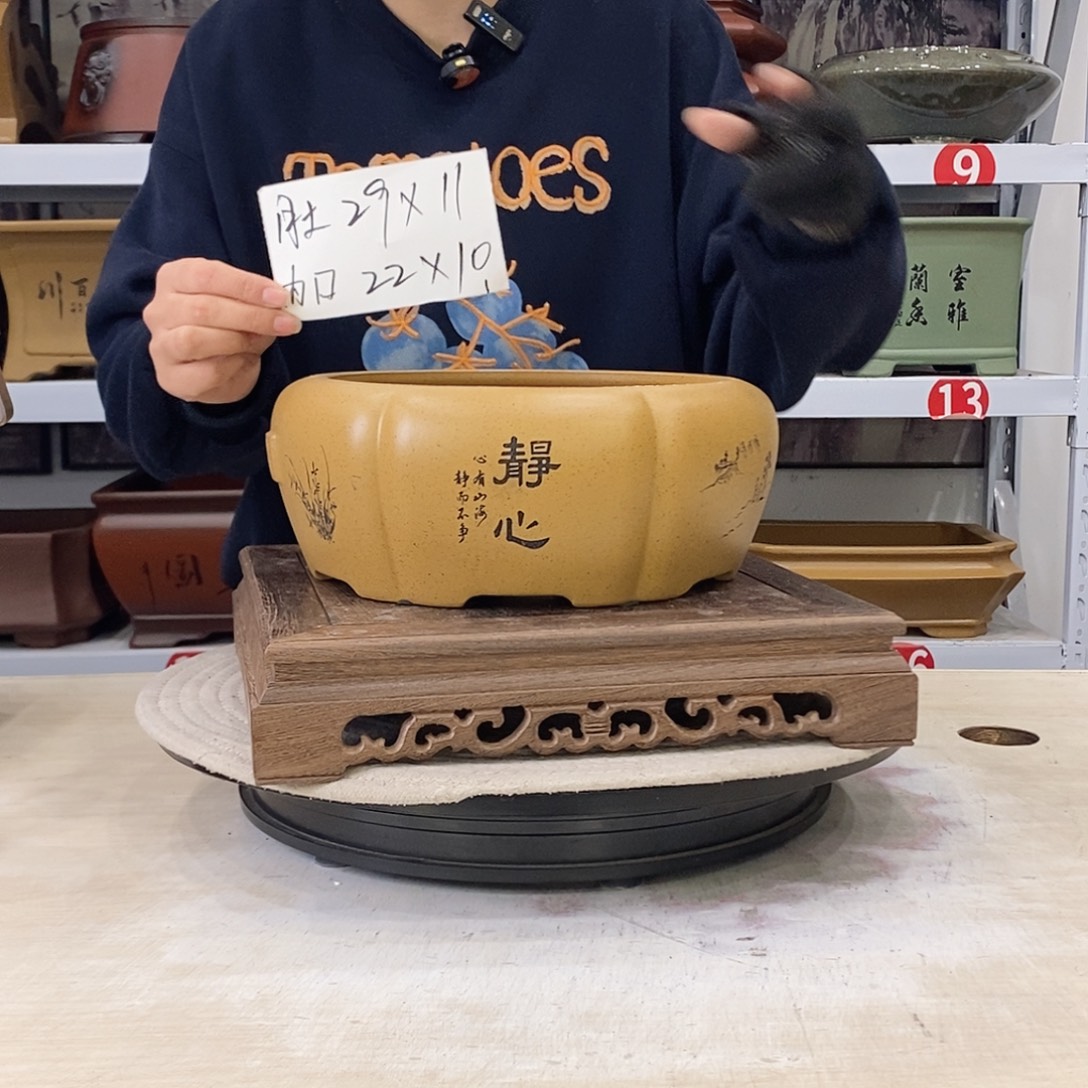 紫砂花盆紫砂花盆