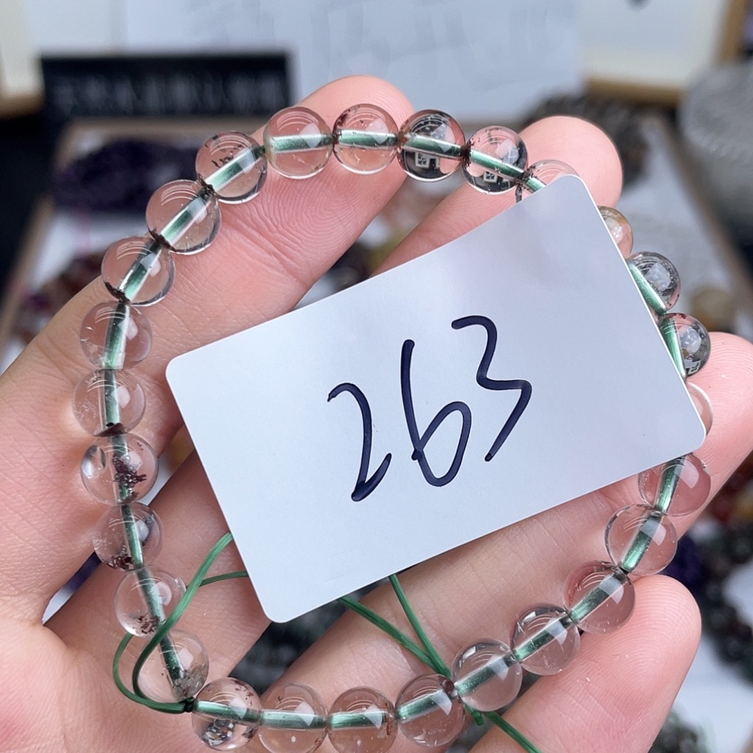 水晶未镶嵌手串天然