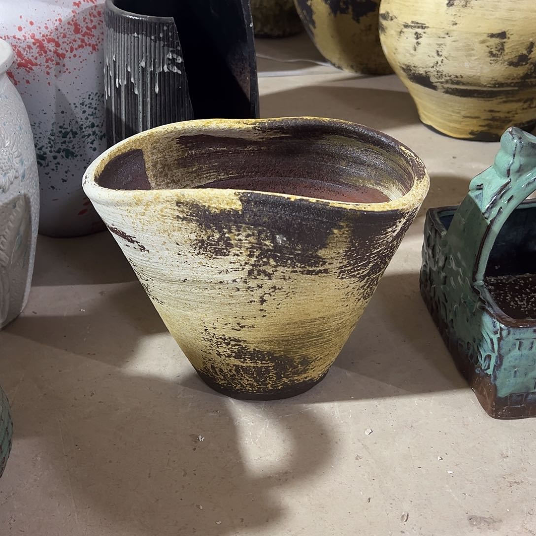 紫砂花盆高19长25宽14花盆