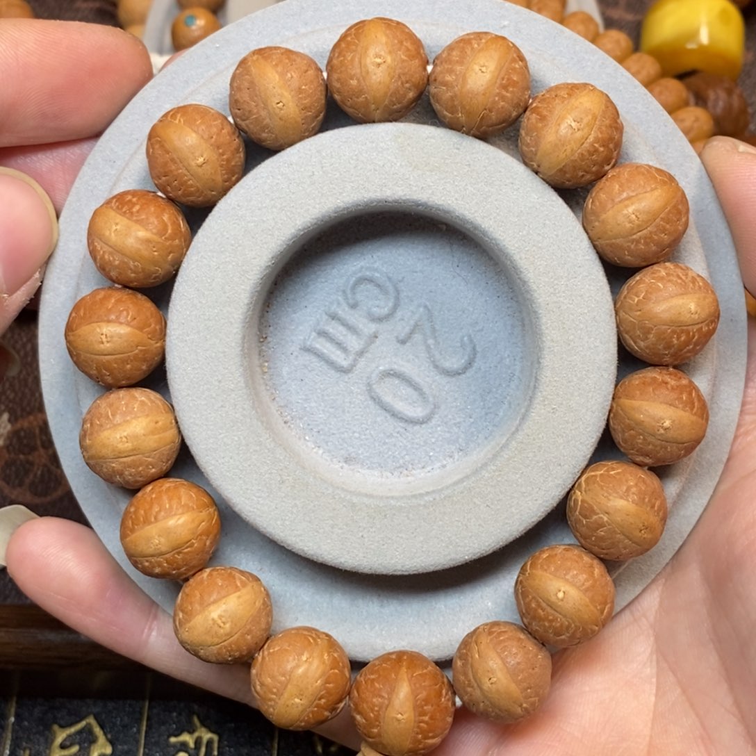 手串凤眼菩提14+红皮金眼高油高密