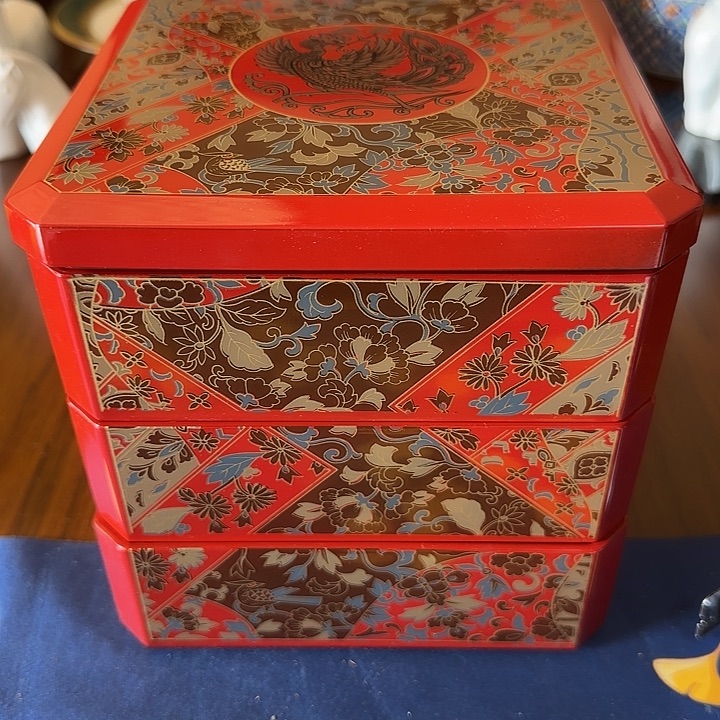 瓷AAX73010 金莳绘凤凰三段重