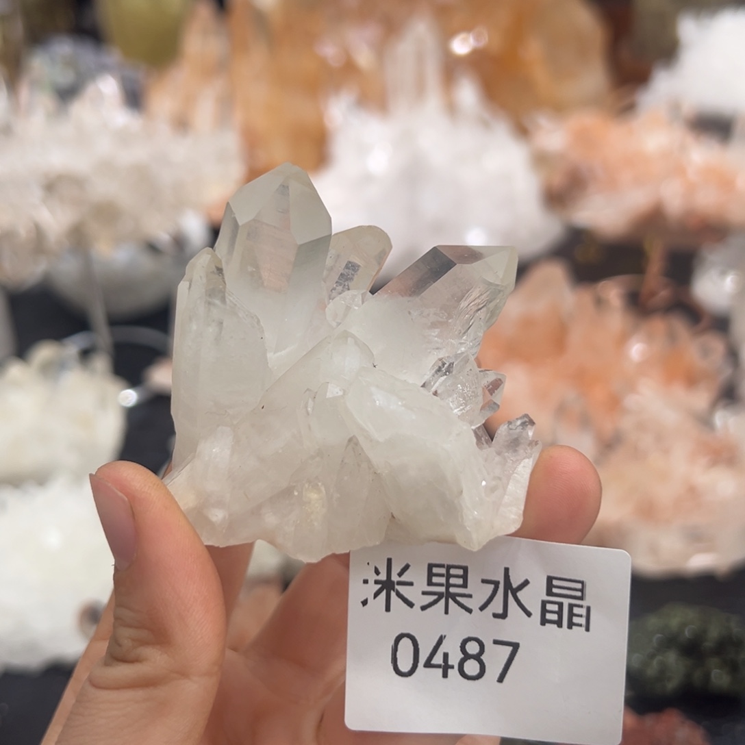 水晶未镶嵌珠宝半成品