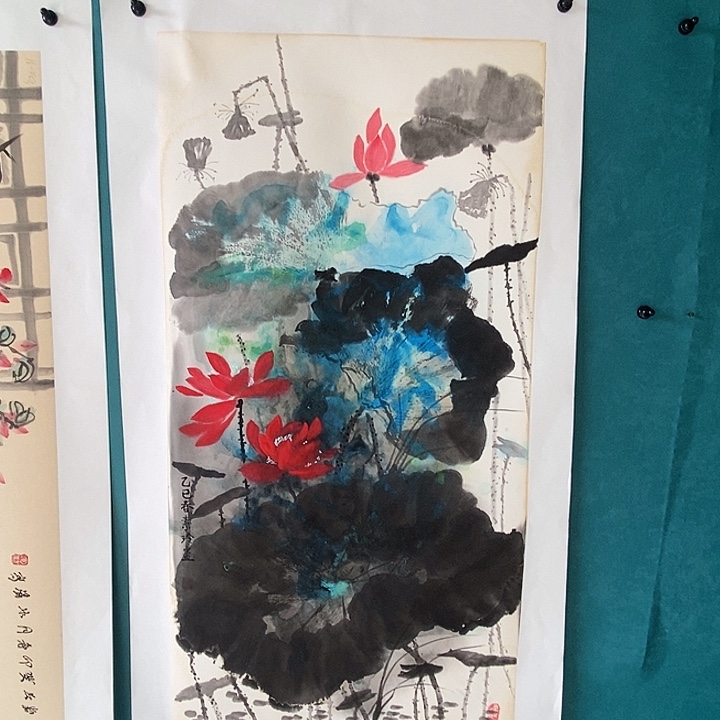 国画三尺手绘作品