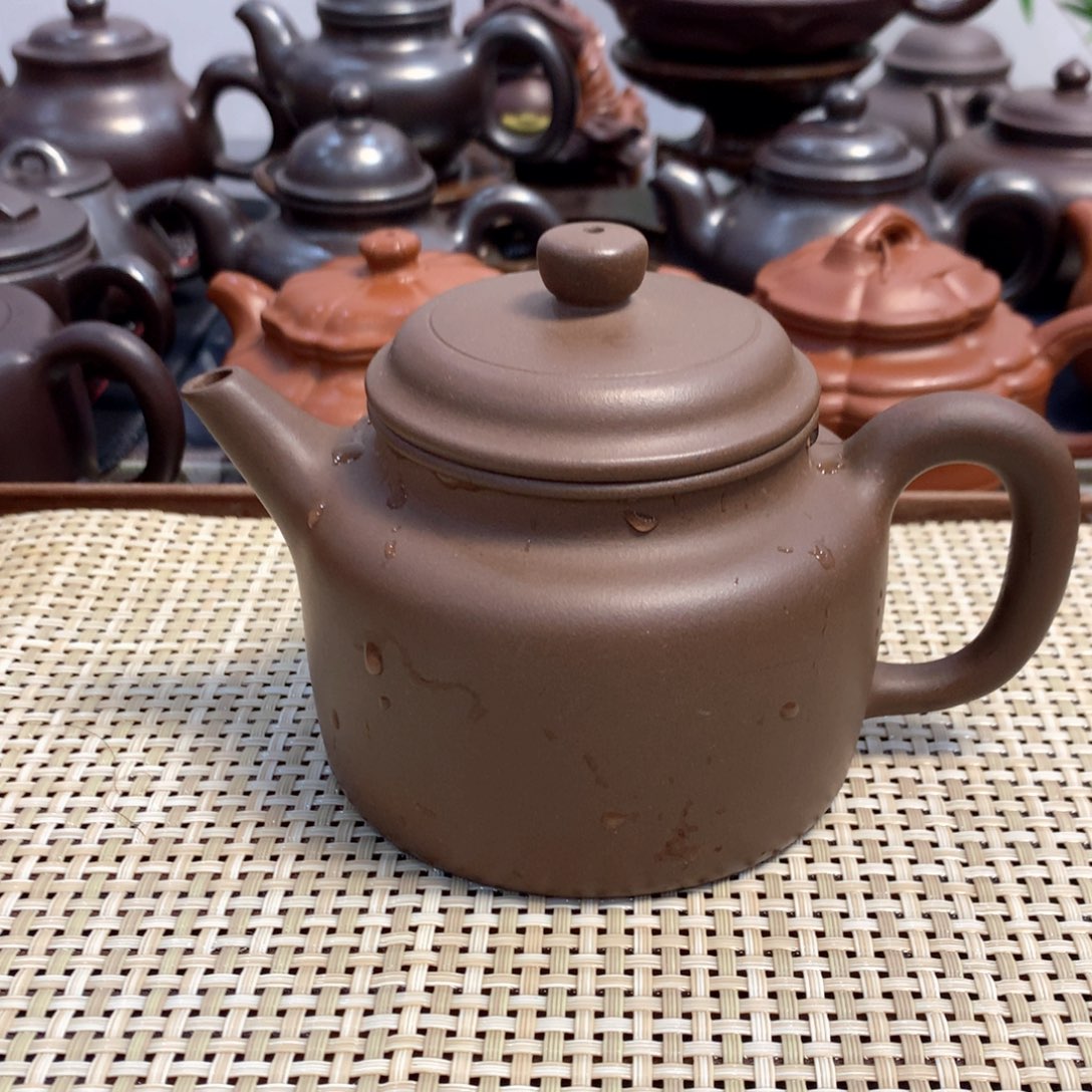 茶壶紫砂宜兴原矿革紫泥360cc