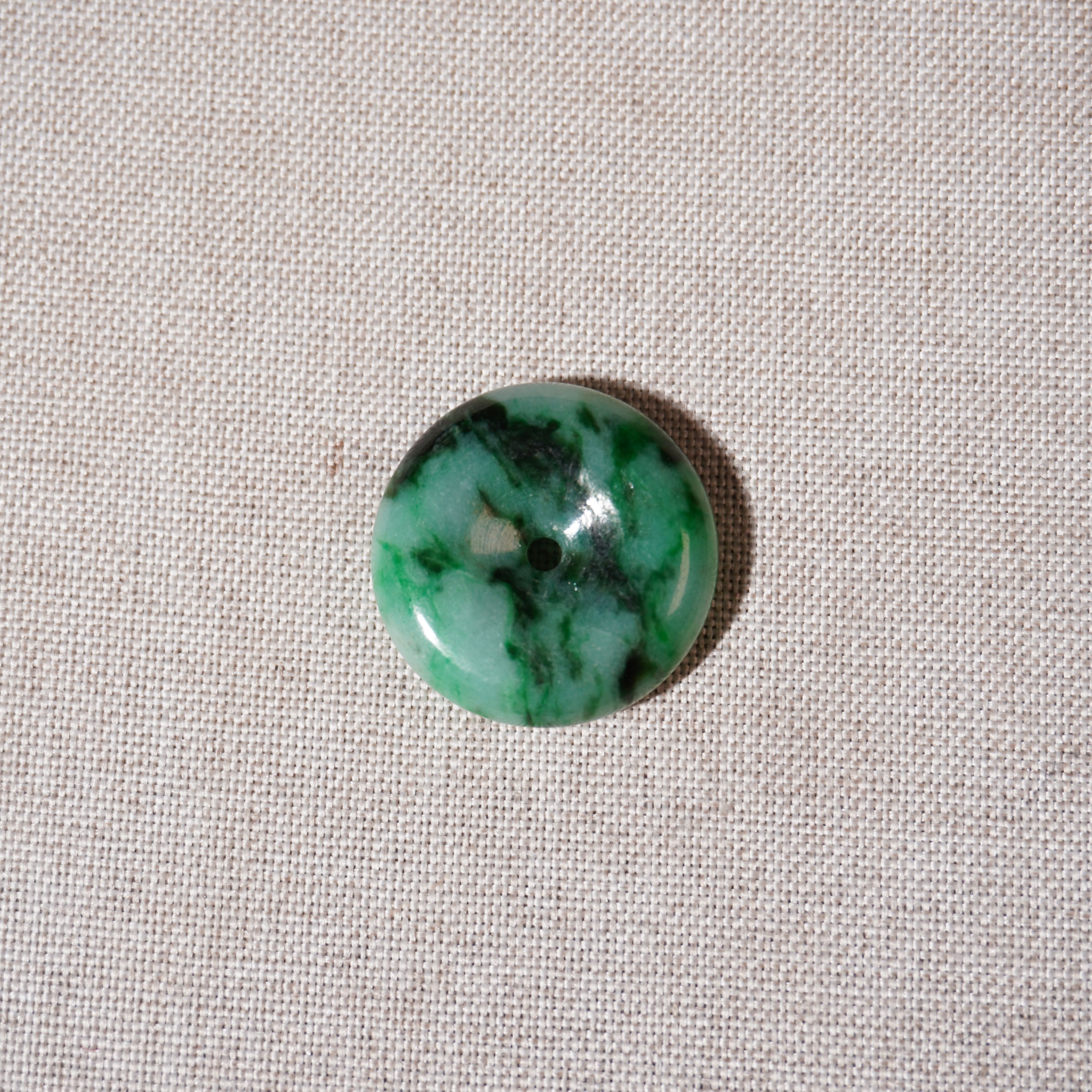 7NN16 清 翡翠平安扣