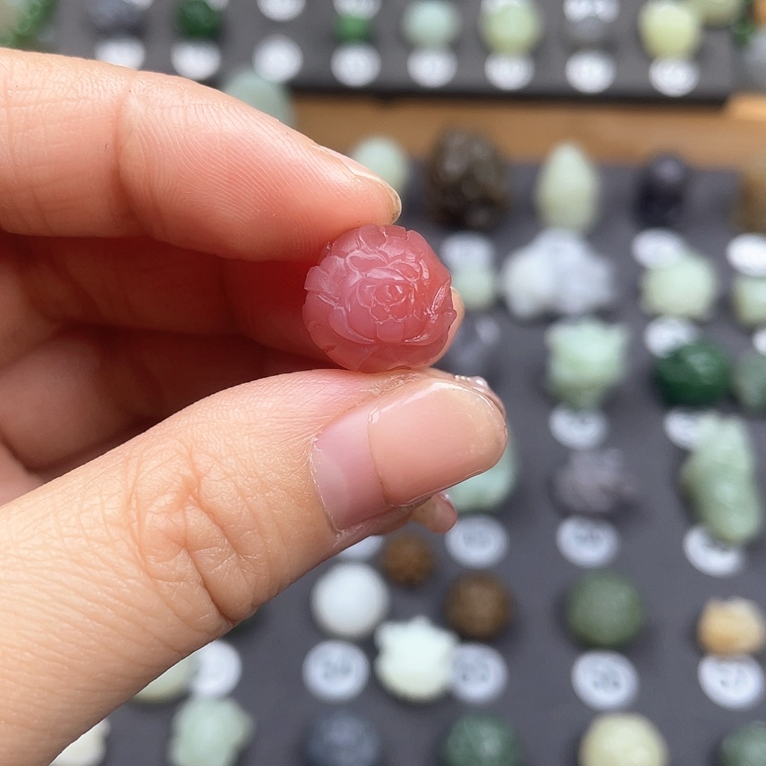 玛瑙/玉髓颈饰未镶嵌陆***❕有钱花珠定制