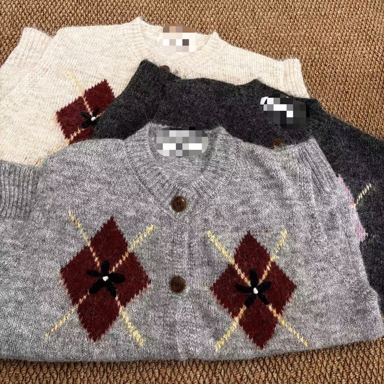 【慧姐韩国正品】25秋冬新款L菱格开衫马甲17784123/N0退N0换