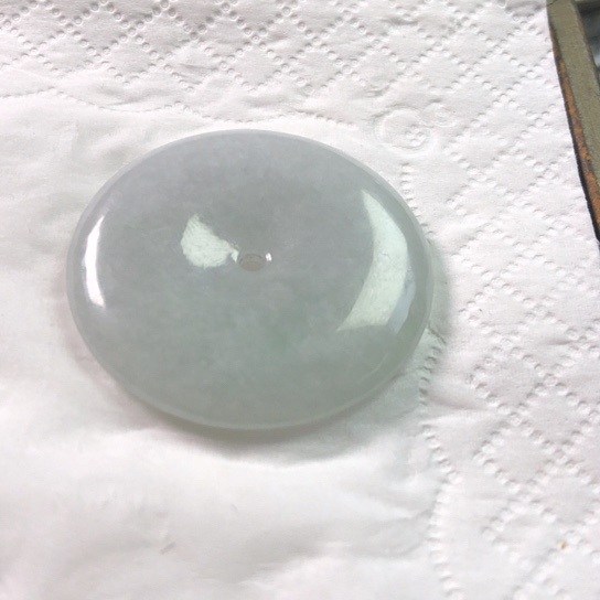 佛***意翡翠未镶嵌颈饰吊坠