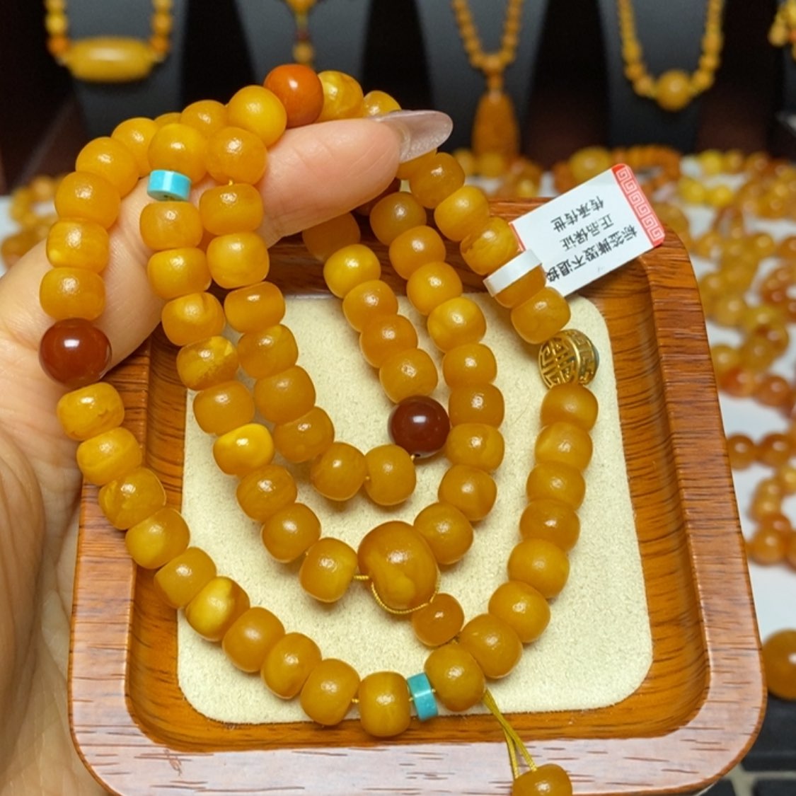 【闪购商品】未镶嵌蜜蜡手链手串