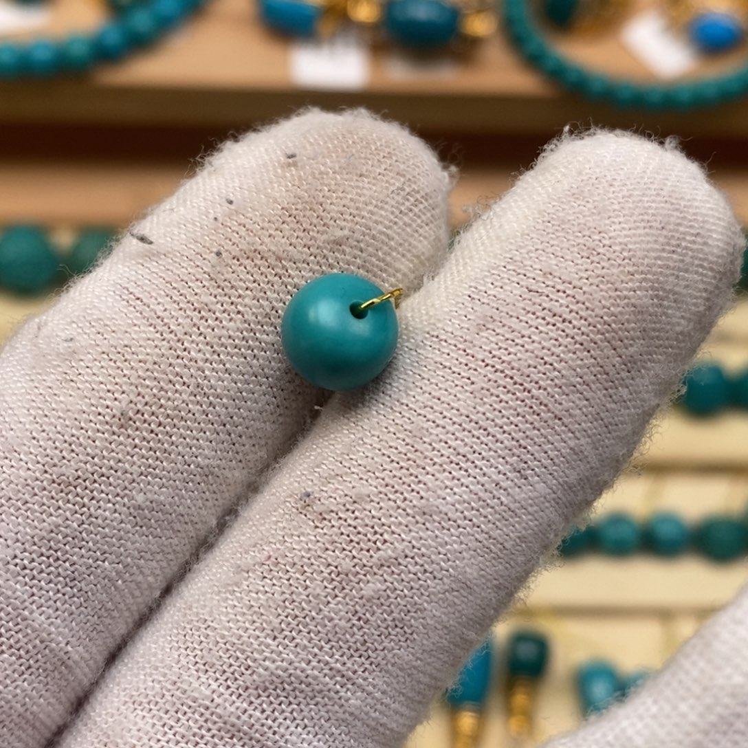 绿松石未镶嵌珠宝奇石324/8.0mm