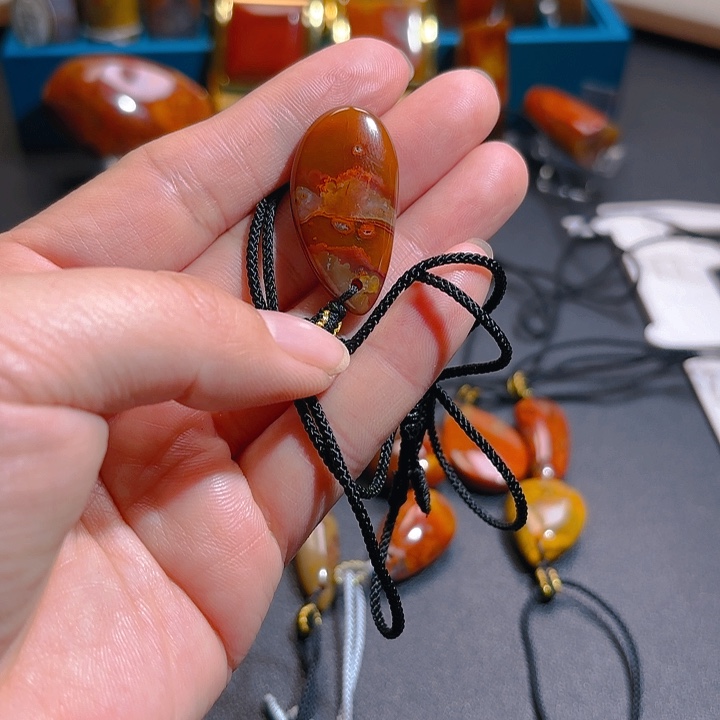 玛瑙/玉髓吊坠(不含链)未镶嵌