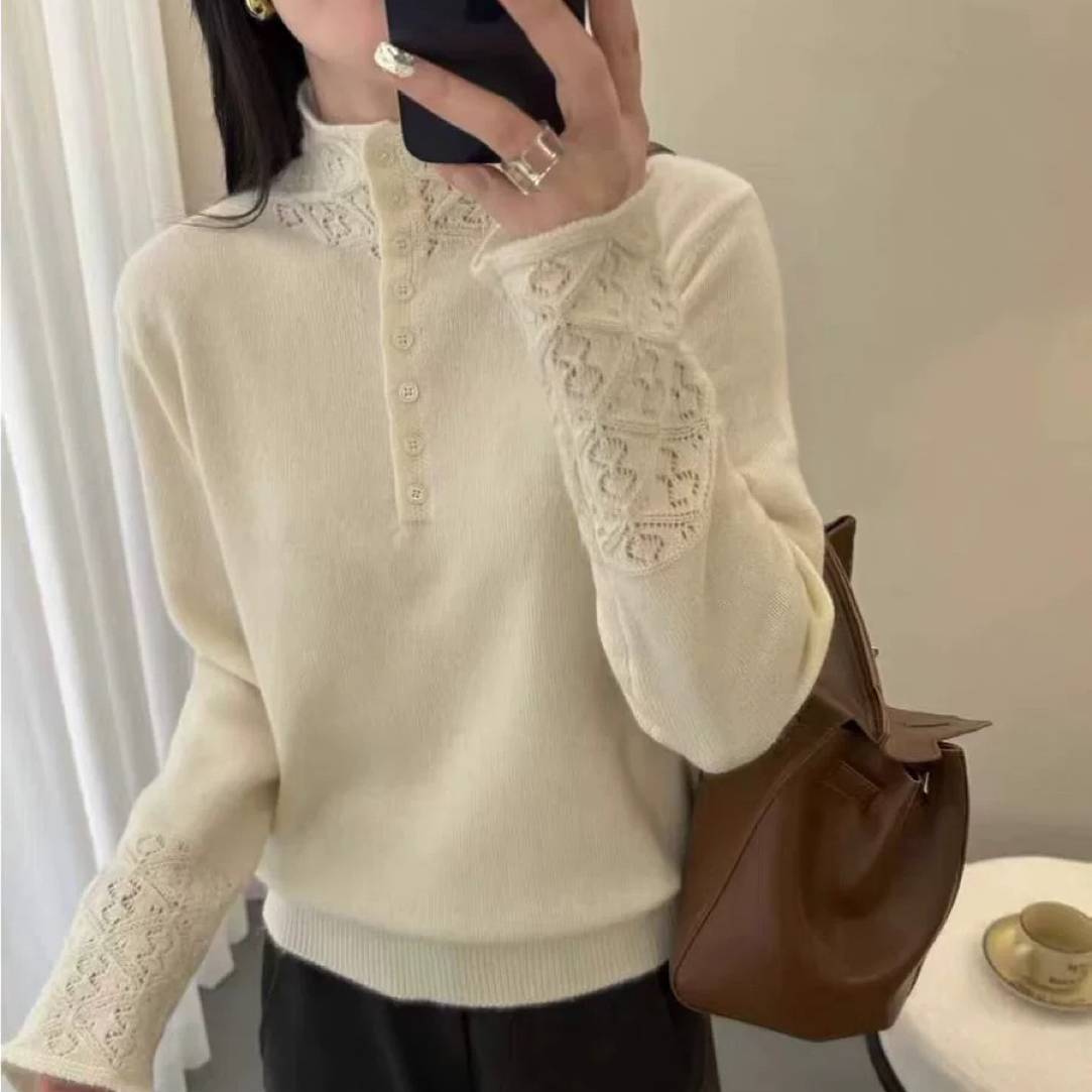 （衣长60）262冬新款羊毛高领针织衫女宽松显瘦百搭长袖毛衣