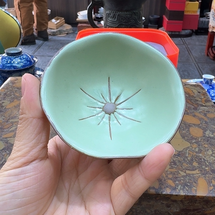 汝瓷杯一哈，瓷。。。