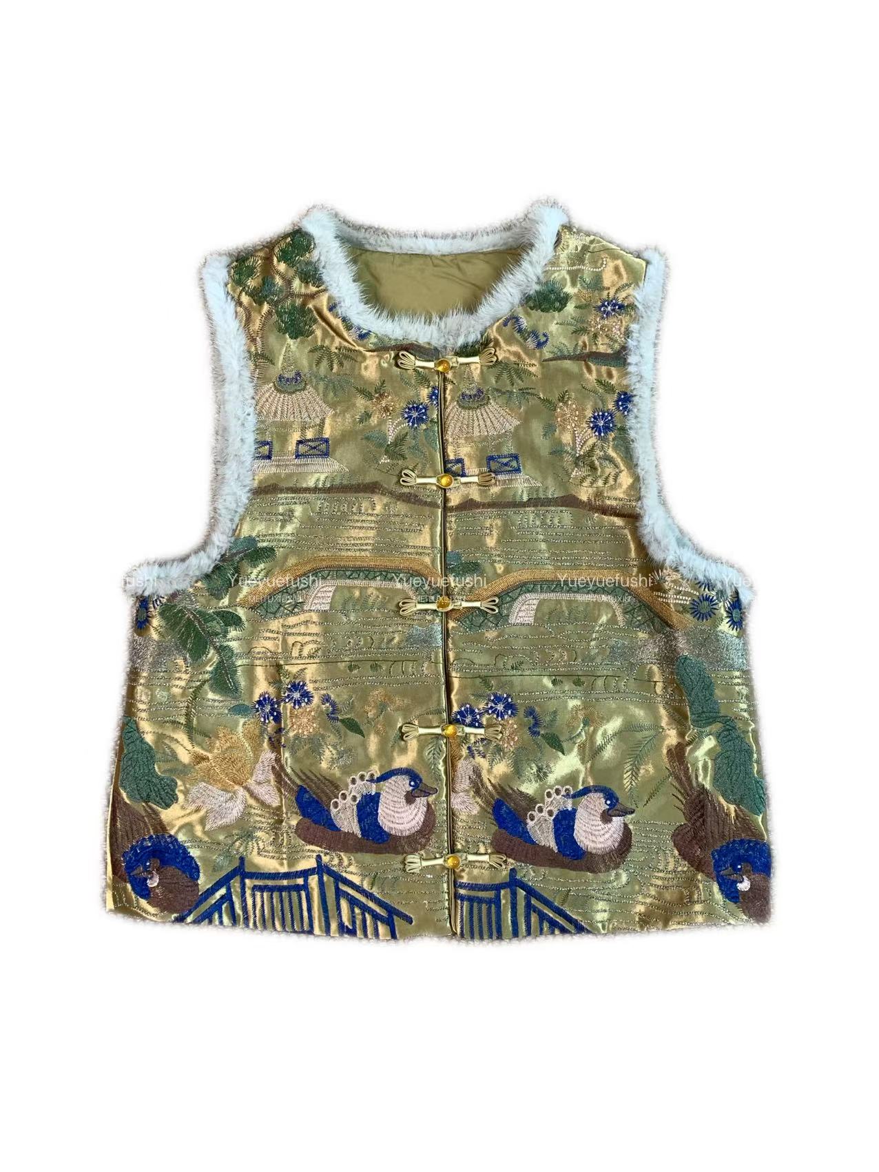 萧萧-新中式国风重工刺绣马甲